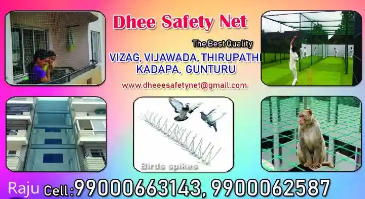 shade net dealers in Visakhapatnam : Dhee Safety Nets (The Best Quality) in Maddilapalem