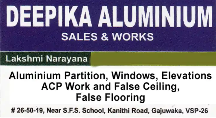 Aluminium Products And Works in Visakhapatnam (Vizag) : Deepika Aluminium in Gajuwaka