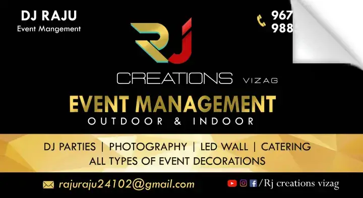 rj creations event management organisers in visakhapatnam,Gajuwaka In Visakhapatnam, Vizag