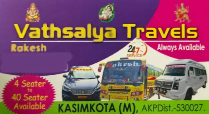 Vathsalya Travels in Anakapalle, visakhapatnam