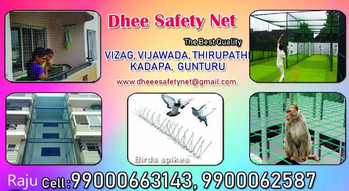 Wire Mesh Product Dealers in Visakhapatnam (Vizag) : Dhee Safety Nets (The Best Quality) in Maddilapalem