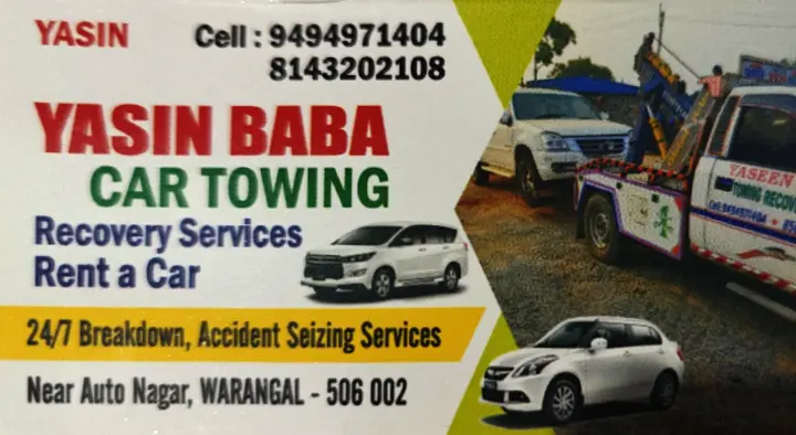 Yasin Baba Car Towing in LB Nagar, Warangal