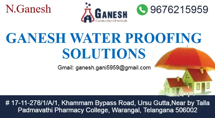 Ganesh Waterproofing Solutions in Hanamkonda, Warangal