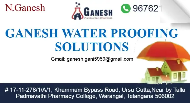 Ganesh Waterproofing Solutions in Hanamkonda