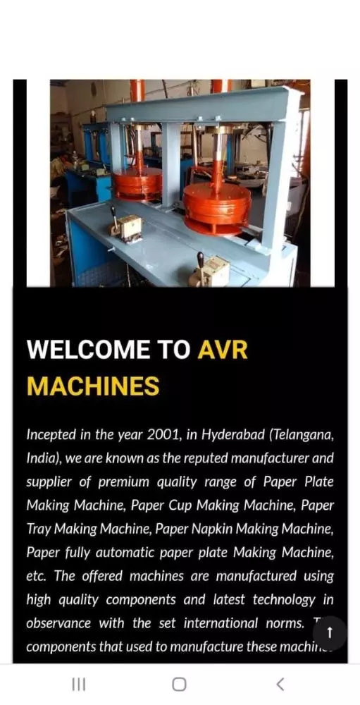 avr paper plates machines ida uppal in hyderabad - Photo No.2