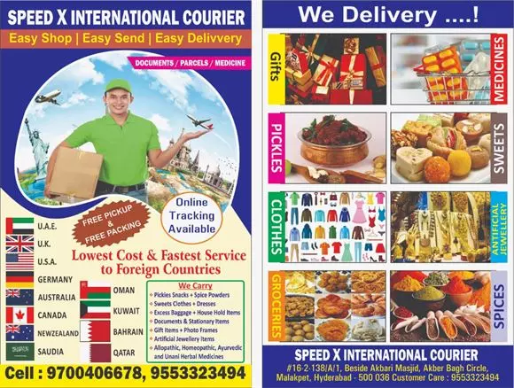 speedx international worldwide courier malakpet in hyderabad - Photo No.8