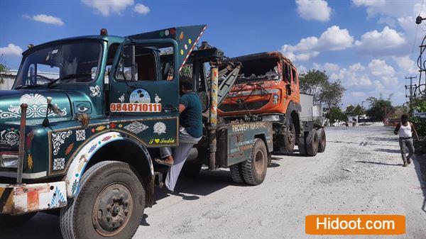 rudra vehicle recovery services towing services autonagar in hyderabad telangana - Photo No.10