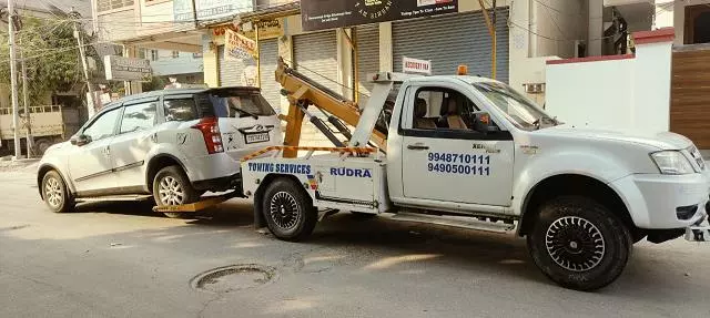 rudra vehicle recovery services towing services autonagar in hyderabad telangana - Photo No.6