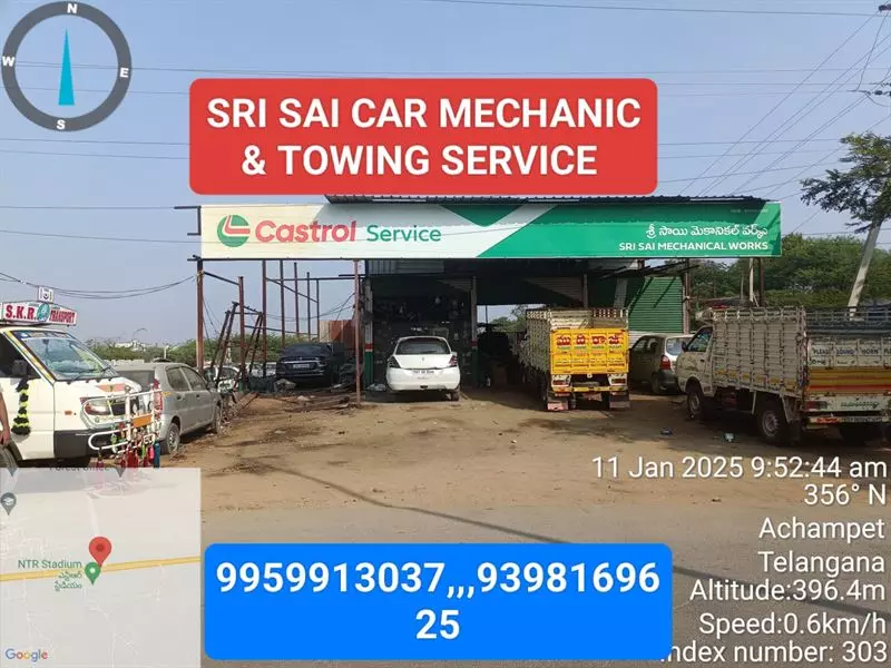 sri sai mechanical works car towing service in nagarkurnool telangana - Photo No.2