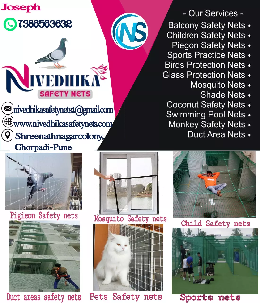 nivedhika safety nets ghorpadi in pune - Photo No.15