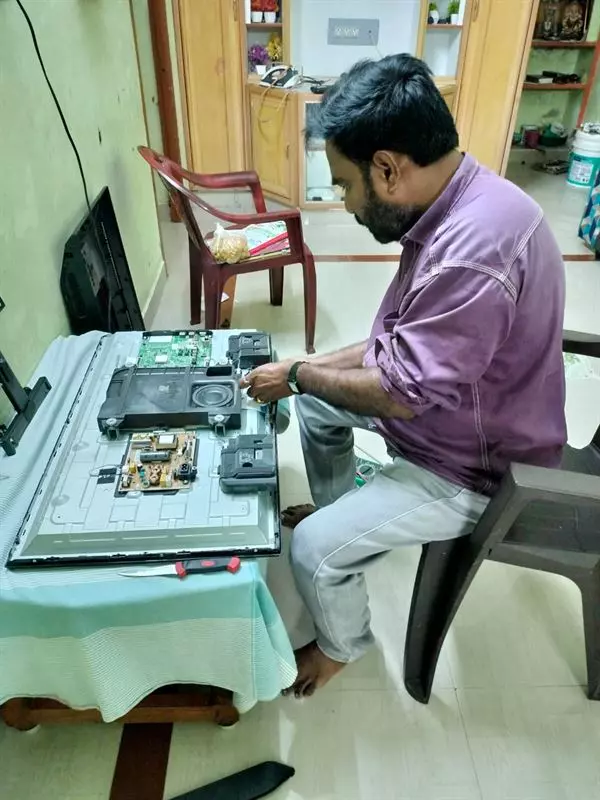 gk electronics led and lcd tv repair service aliperi road in tirupati ap - Photo No.4