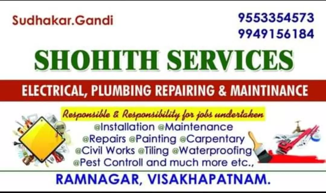 shohith home services plumbing electrical ramnagar in visakhapatnam - Photo No.14