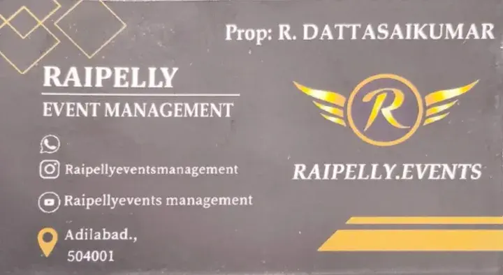 Raipelly Event Management in Main Road