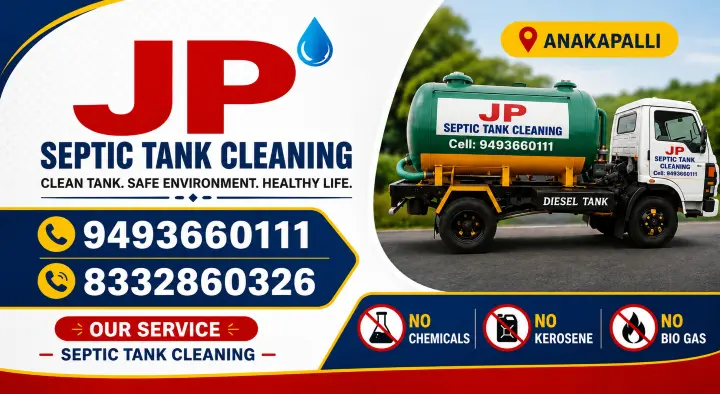 JP Septic Tank Cleaning in Satyanarayana Puram