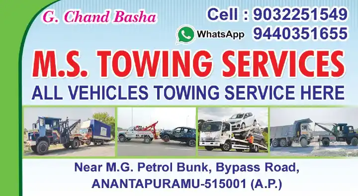 MS Towing Services in Bypass Road