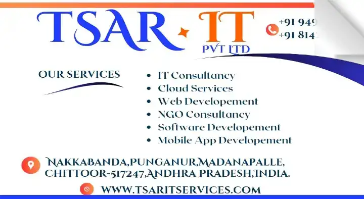 Tsar IT Pvt Ltd in Madanapalle