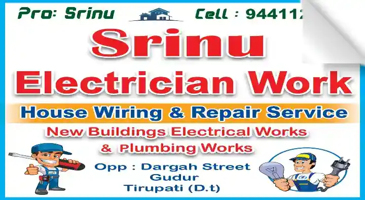 Srinu Electrician and Plumbing Work in Gudur