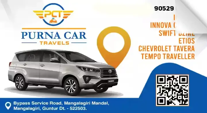 Purna Car Travels in Mangalagiri