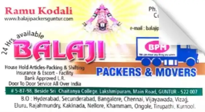 Balaji Packers and Movers in Lakshmipuram