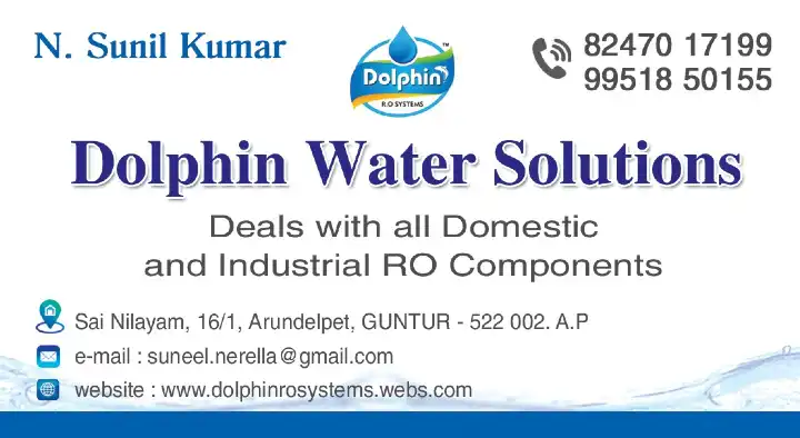 Dolphin Water Solutions in Arundelpet