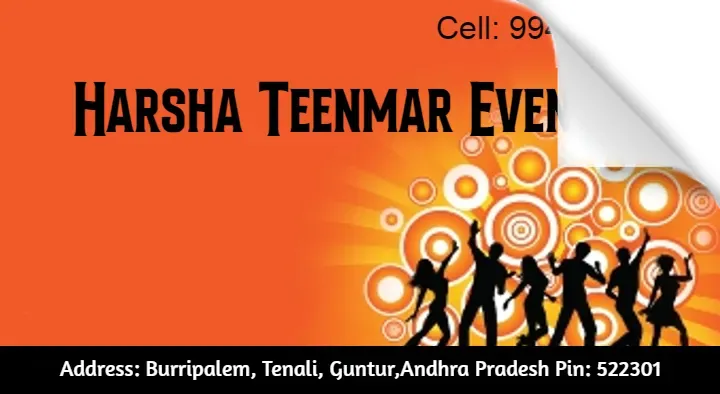 Harsha Teenmar Events in Tenali