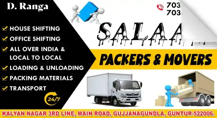 Salaar Packers and Movers in Gujjanagundla