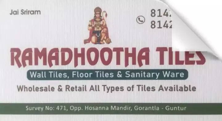 Ramadhootha Tiles in Gorantla