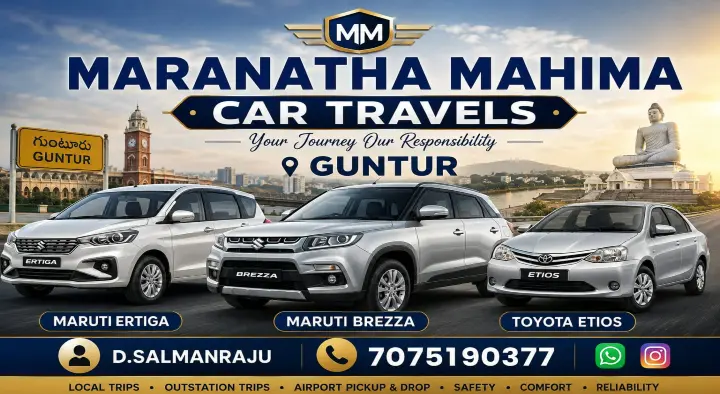 Maranatha Mahima Car Travels in Kanna Vari Thota