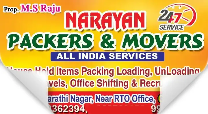 Narayan Packers and Movers in Swarna Bharath Nagar