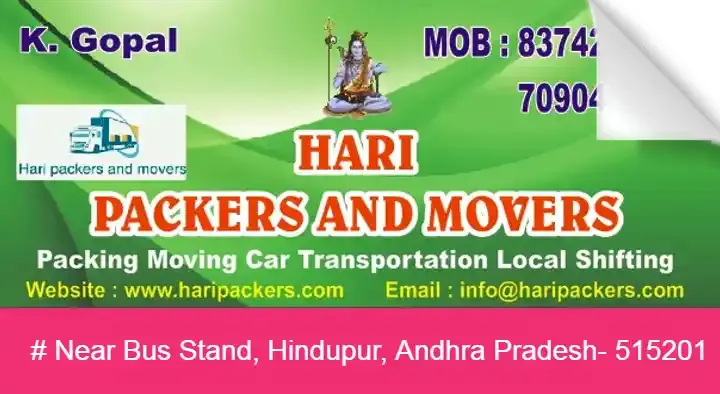 Hari Packers and Movers in Bus Stand