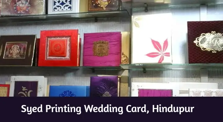 Syed Printing Wedding Card in Mukkidipeta