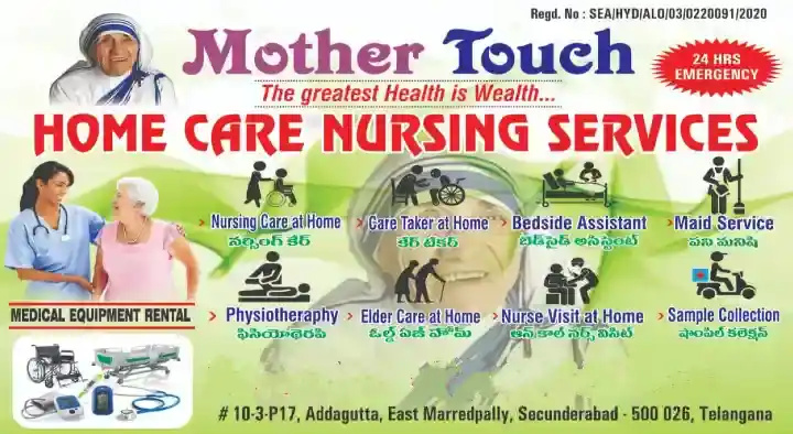 Mother Touch Home Care Nursing Services in Secunderabad