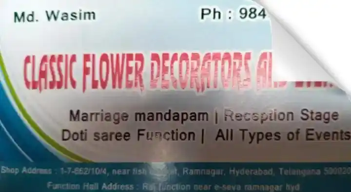 Classic Flower Decorations and Events in Ramnagar