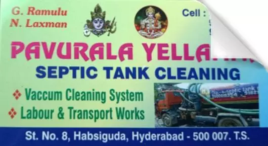 Pavurala Yellamma Septic Tank Cleaning in Habsiguda