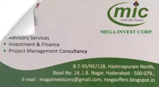 Mega Invest Corp in LB Nagar