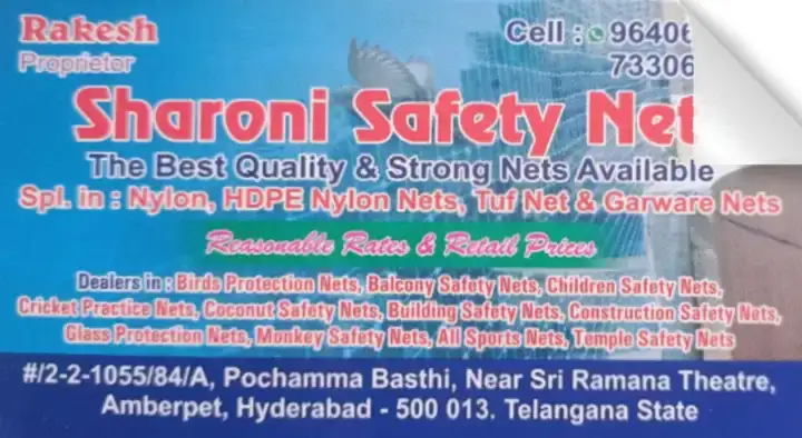 Sharoni Safety Nets in Amberpet