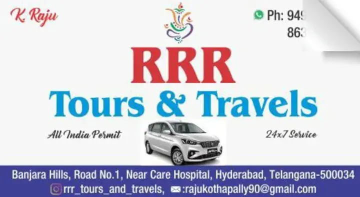 RRR Tours and Travels in Banjara Hills