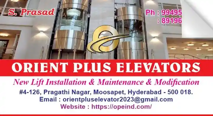 Orient Plus Elevators in Moosapet