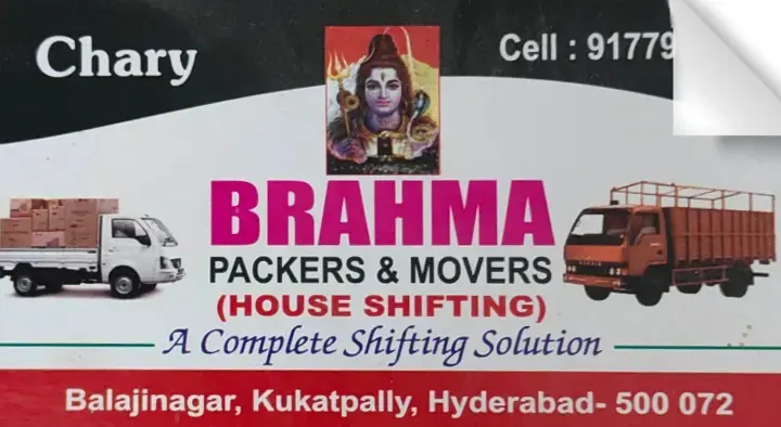 Brahma Packers and Movers in Kukatpally