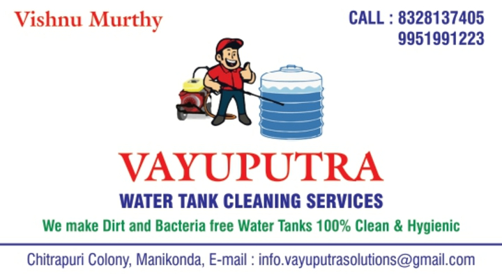 Vayuputra Water Tank Cleaning Solutions in Manikonda