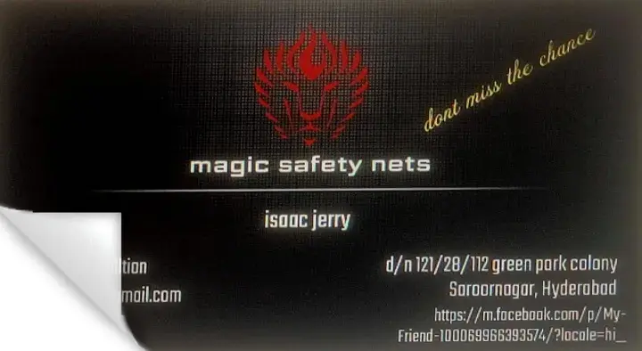 Magic Safety Nets in Saroornagar