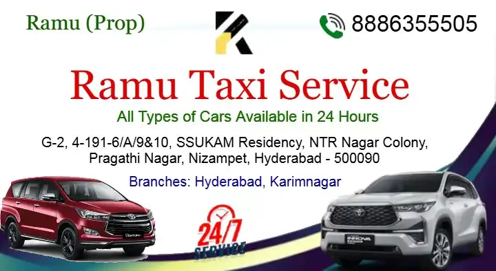 Ramu Taxi Service in Nizampet