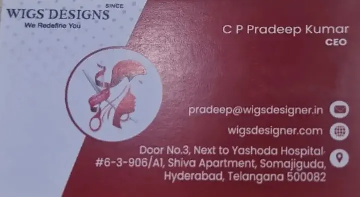 Wigs Desings in Somajiguda