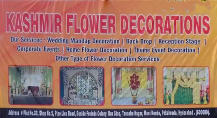 Kashmir Flower Decorations in shaikpet