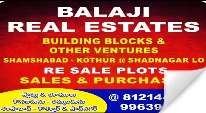 Balaji Real Estates in Shamshabad
