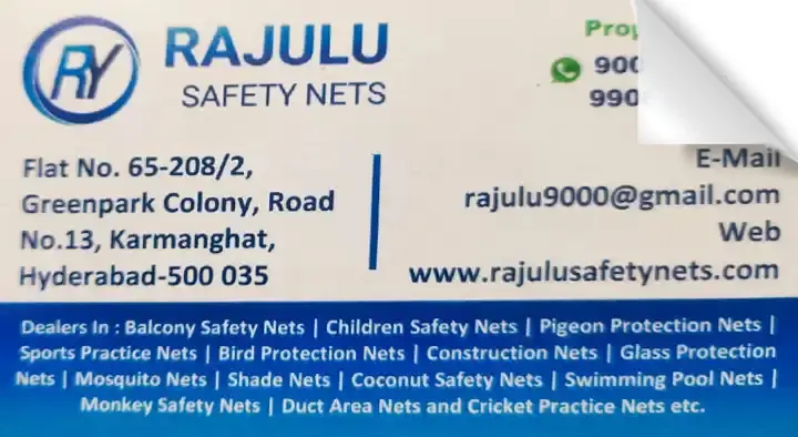 Rajulu Safety Nets in Karmanghat