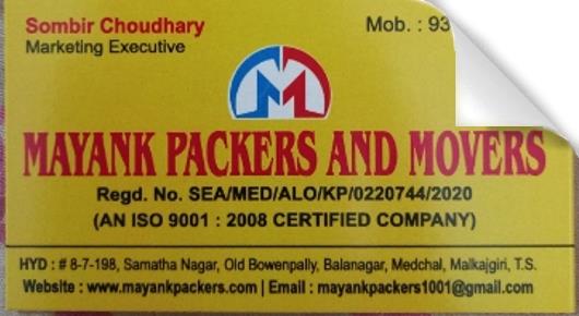 Mayank Packers and Movers in Malkajgiri