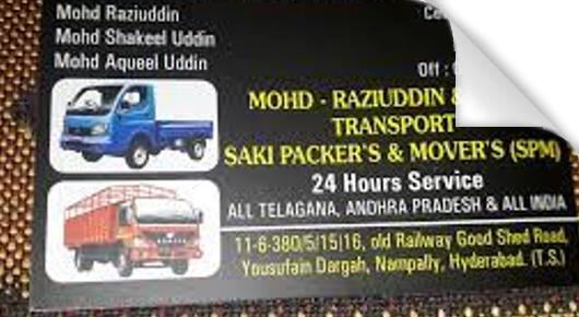 Saki Packers and Movers in Nampally