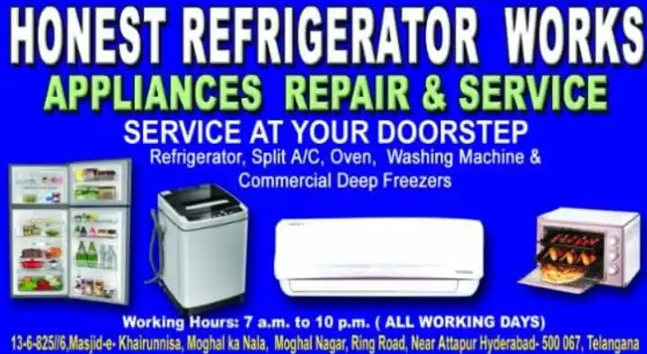 Honest Refrigerator Repairing Services in Attapur