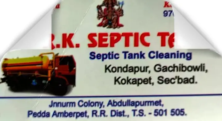 RK Septic Tank Cleaning in Secunderabad